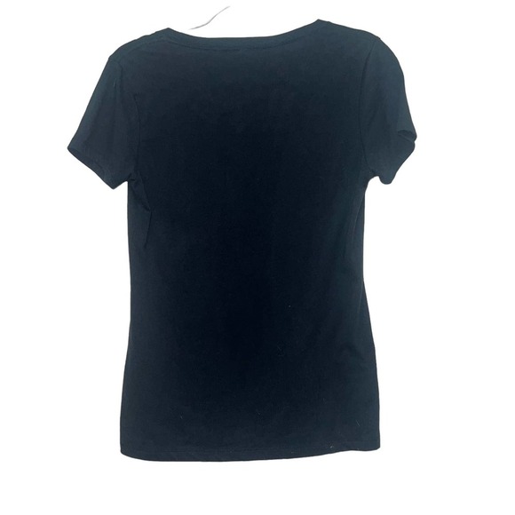 Myrtle‎ Beach 2021 Rally Week Ladies Black V-Neck Fitted Tee Shirt LG - Picture 3 of 5